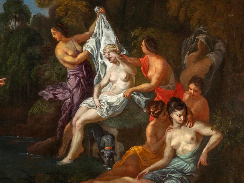1601-Daniel Vertangen - Diana e Callisto - dettaglio